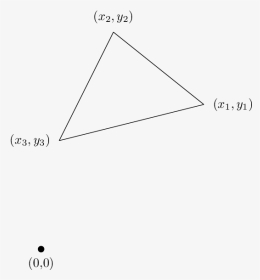 Trianglefigure - Area Of A Triangle X1 Y1, HD Png Download, Transparent PNG