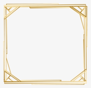 #square #golden #frame #geometric #border #glitter, HD Png Download, Transparent PNG