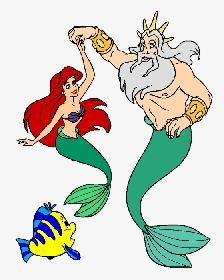 Little Mermaid Fish Clipart Graphic Royalty Free Stock - Mermaid Triton, HD Png Download, Transparent PNG