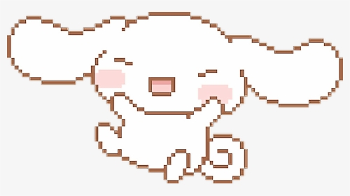 Kawaii Pixel Bunny 😍 This Is So Cute Oml - Minecraft Pixel Art Love, HD Png Download, Transparent PNG