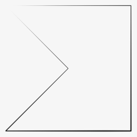 ▶⬜ #square #corner #line #black #border #lines #geometry - Line Art, HD Png Download, Transparent PNG