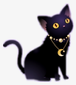 #freetoedit #cute #kawaii #pixel #pastel #cat #kitty - Black Cat, HD Png Download, Transparent PNG