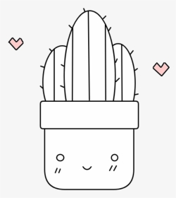 Transparent Cute Cactus Png - Gift Box Icon Black, Png Download, Transparent PNG