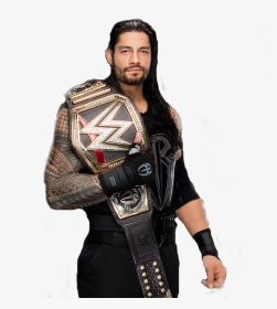 Wwe Roman Reigns With Wwe Whc Render 2016 By Prin By - Wwe Roman Reigns Wwe World Heavyweight Championship, HD Png Download, Transparent PNG