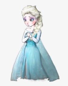 Queen Elsa As A Chibi Or Some Kinda By Wulcanis On - Illustration, HD Png Download, Transparent PNG
