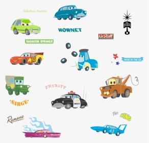 Cartoon Car Road Height Measure Wall Sticker For Kids, HD Png Download, Transparent PNG