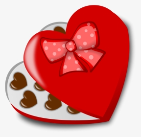 Valentine Candy Clipart - Box Of Chocolates Clip Art, HD Png Download, Transparent PNG