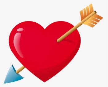 Animated Heart With Arrow, HD Png Download, Transparent PNG