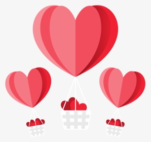 Valentine Hot Air Balloon, HD Png Download, Transparent PNG