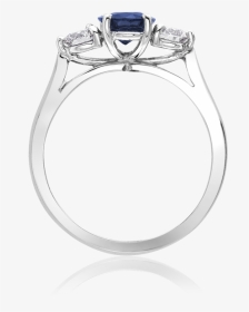 22333 Sapphire Diamond Trinity Ring, HD Png Download, Transparent PNG