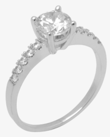 14k White Gold Diamond Ring D2140   Class Lazyload - Engagement Ring, HD Png Download, Transparent PNG