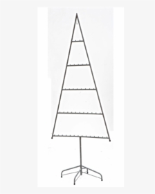 Tree - Metal - Triangle Stand - Christmas Tree, HD Png Download, Transparent PNG