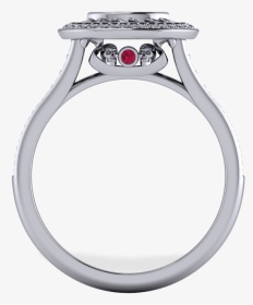Hidden Ruby Engagement Ring, HD Png Download, Transparent PNG