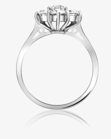 13720 Diamond Cluster Ring - Engagement Ring, HD Png Download, Transparent PNG