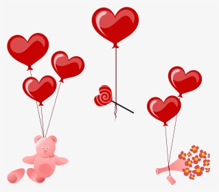 Heart Shaped Balloon Images Free Download, HD Png Download, Transparent PNG