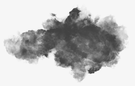 Cloud Right Black - Smoke, HD Png Download, Transparent PNG