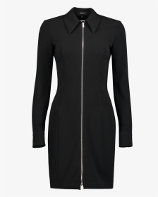 Front Image Of Theory Women S Zip Shirt Dress - Hugo Boss Alpaca Coat, HD Png Download, Transparent PNG