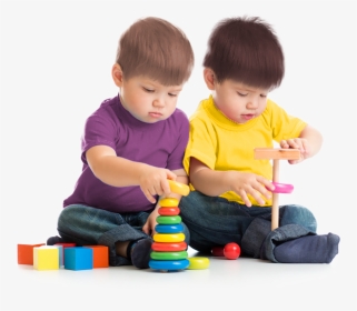 Baby Playing With Wooden Toys, HD Png Download, Transparent PNG