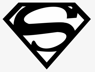 15 Superman Logo Black And White Png For Free Download - Supergirl Logo, Transparent Png, Transparent PNG