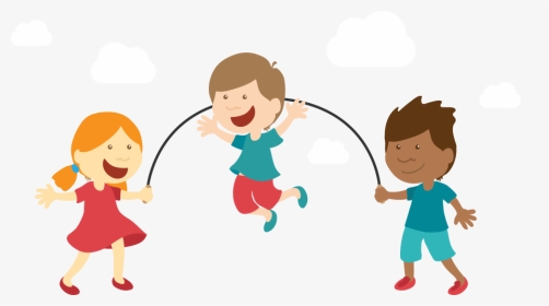 Kids Play Png , Transparent Cartoons - Cartoon Images Of Skipping, Png Download, Transparent PNG