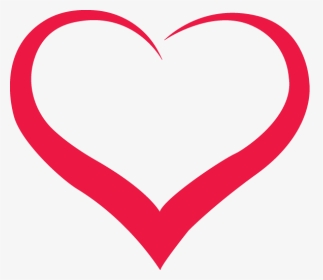 Red Outline Heart Png Image - Red Outline Heart Clipart, Transparent Png, Transparent PNG