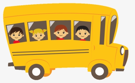 School Bus Animation - School Bus Cartoon Gif, HD Png Download, Transparent PNG