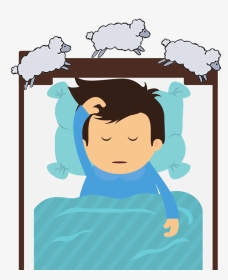 Sleeping In The Middle Of The Night Clipart Picture - Niño Sin Sueño Animado, HD Png Download, Transparent PNG