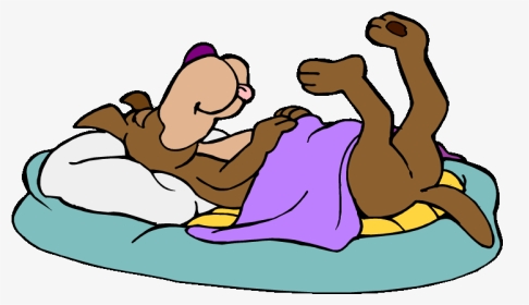 Dog Sleeping - Dog In Bed Clipart, HD Png Download, Transparent PNG