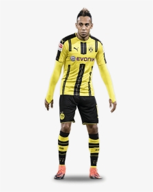 Pierre-emerick Aubameyang Football Soccer, Soccer Players, - P Aubameyang Borussia Dortmund Png, Transparent Png, Transparent PNG