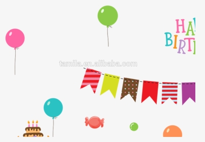 Anak Kartun Selamat Ulang Tahun Dinding Decal Stiker - Birthday, HD Png Download, Transparent PNG