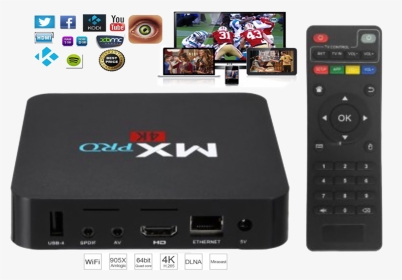 Mx Pro 4k Android Tv Box, HD Png Download, Transparent PNG