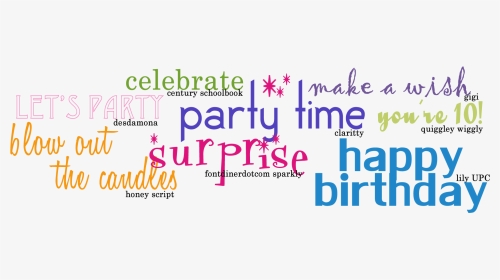 Graphic Black And White Download Time To Celebrate - Happy Birthday Wish Png, Transparent Png, Transparent PNG