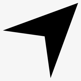 Directional Upper Right Arrow - Triangle, HD Png Download, Transparent PNG
