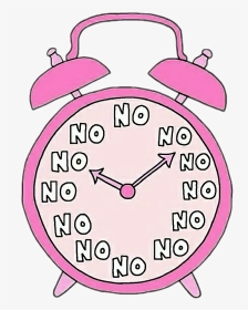 #clock #pink #time #no #tumblr #photo - Clock Png, Transparent Png, Transparent PNG