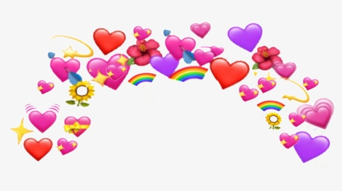 #emoji #emojis #purple #hearts #purpleheart #crown - Heart Emoji Meme Png, Transparent Png, Transparent PNG