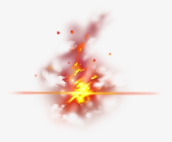 黄红色的爆炸火焰png图片 - Red Shine Png, Transparent Png, Transparent PNG