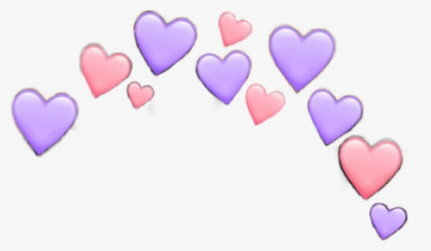 #heartcrown #crown #heart #pastel #pasteheart #purpleheart - Heart, HD Png Download, Transparent PNG