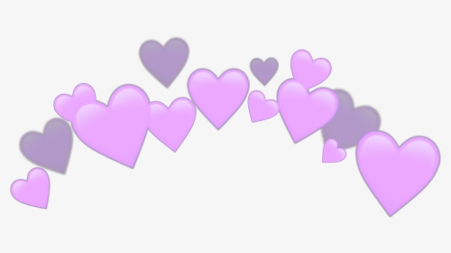 #heartjoon #purple #heartcrown - Heart, HD Png Download, Transparent PNG