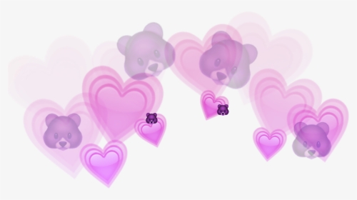 Heart Crown W/ Bears - Heart, HD Png Download, Transparent PNG