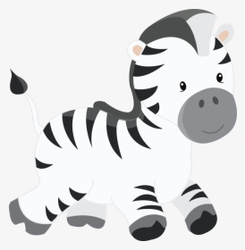 Jungle Animals Cartoon Zebra, HD Png Download, Transparent PNG