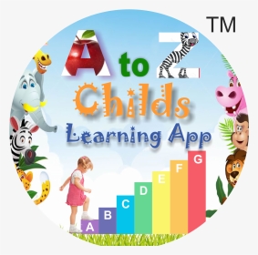 Atoz Child Learning App , Transparent Cartoons - Graphic Design, HD Png Download, Transparent PNG