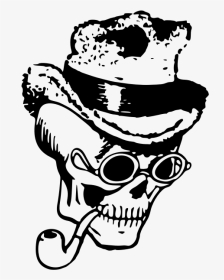 Skull Pipe - Funny Skull, HD Png Download, Transparent PNG