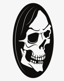 Scary Skull Silhouette - Svg, HD Png Download, Transparent PNG