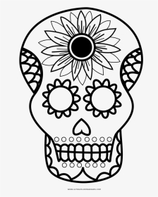 Sugar Skull Coco Coloring Pages, HD Png Download, Transparent PNG
