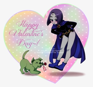 Beast Boy And Raven Valentines Hd Png Download Transparent Png Image Pngitem