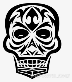 How To Draw Skull Crawler Tattoo And Crossbones Roses - Sticker Fácil De Desenhar, HD Png Download, Transparent PNG