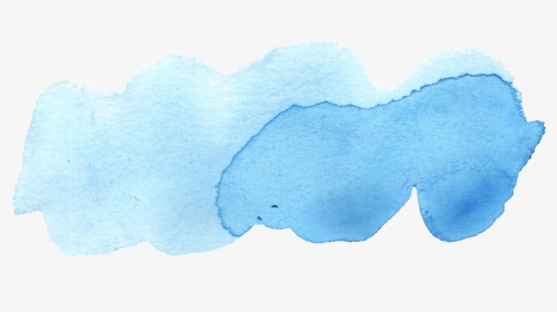 Light Blue Watercolor Brushstroke, HD Png Download, Transparent PNG