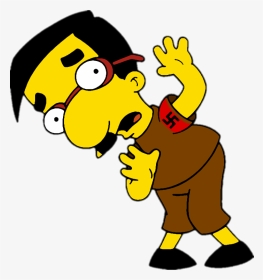 Milhouse Van Houten Bart Simpson Lisa Simpson Homer - Homer Simpson As Hitler, HD Png Download, Transparent PNG