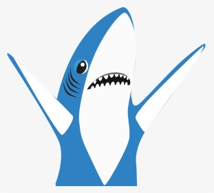 Great White Shark Graphic Design Gif Illustration - Transparent Background Left Shark, HD Png Download, Transparent PNG