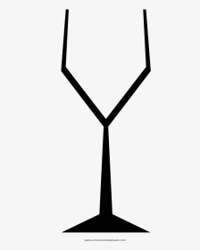 Wine Glass Coloring Page, HD Png Download, Transparent PNG